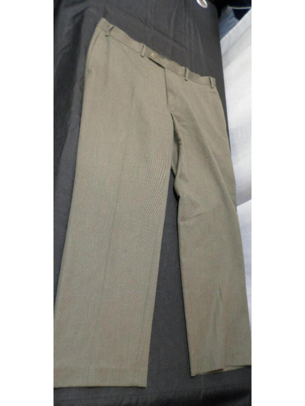 DESIGNER LAUREN RALPH LAUREN POLY BLEND CASUAL WORK DRESS BROWN PANTS 36x30